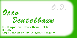 otto deutelbaum business card